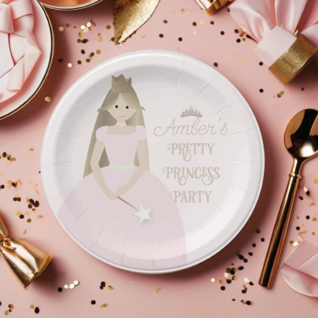 prato da Princesa (Pretty Princess Party Plate )