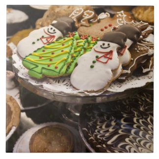 Prato de Biscoitos Frescos de Natal