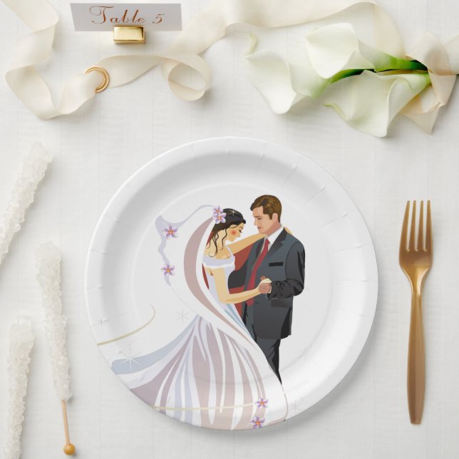 Prato de Papel (Casamento)