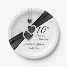 10º Damasco Branco com Destaques Pretos