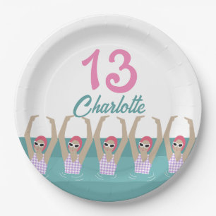 Prato De Papel 13 de Nadadores Artísticos Modernos