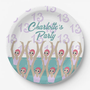 Prato De Papel 13 de Nadadores Artísticos Modernos