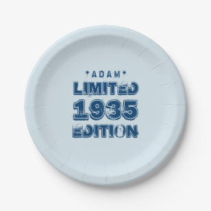 Prato De Papel 1935 ou em qualquer ano, Birthday Limited Edition 