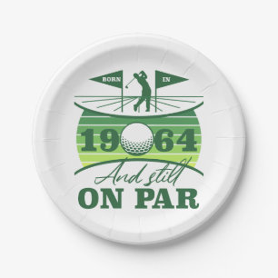 Prato De Papel 1964 60º aniversário do Golf Humor