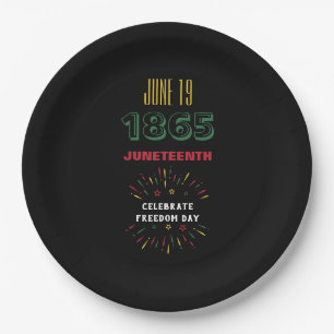 Prato De Papel 19 de junho de 1865 Fogos de artifício da História