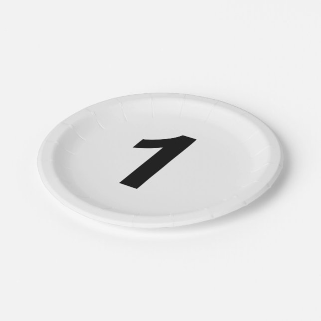 Prato De Papel 1 Placa de papel (Inclinado)