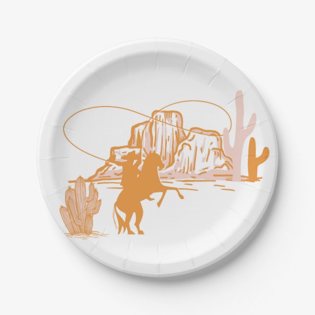 Prato De Papel 1rua Rodeo, Primeiro Aniversário do Rodeo, Anivers (Frente)