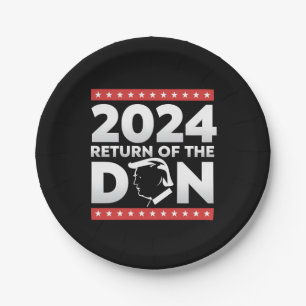 Prato De Papel 2024 Retorno do Don Trump 45 47 Presidente dos EUA