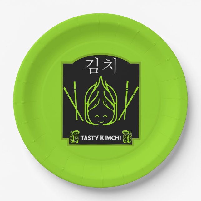 Prato De Papel 22 de novembro - Dia Internacional de Kimchi (Frente)