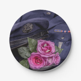 Prato De Papel 4171-Casamento Militar