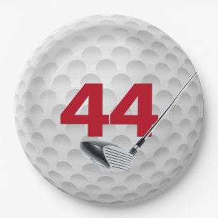 Prato De Papel 44 Birthday Golf Ball Design