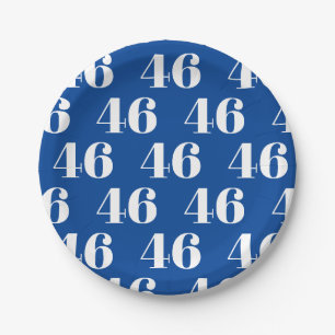 Prato De Papel "46" Biden Presidente, Biden Harris 2020, Eleiçã