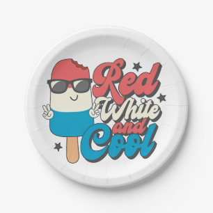 Prato De Papel 4 De Julho Cápsulas Vermelhas E Legal