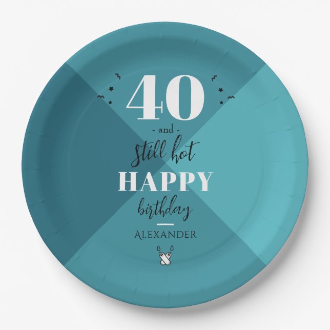 Prato De Papel 4O e ainda quente (Frente)