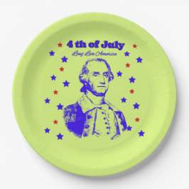 Prato De Papel 4th of July green