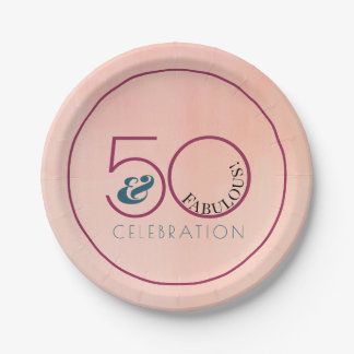 Prato De Papel 50 e Fabulosos: Celebração de Aniversário de Cinqu