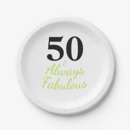 Prato De Papel 50 e sempre fabuloso