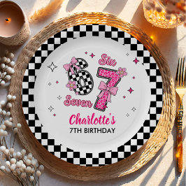 Prato De Papel 6 7 Six Seven Meme Trend Pink Girls 7th Birthday