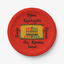 7 Princípios das velas Kwanzaa 7"