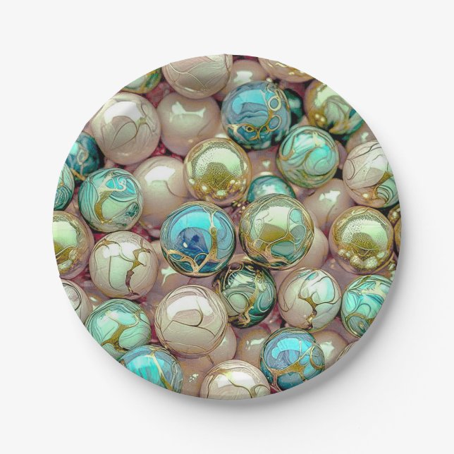 Prato De Papel 7" Round Paper Plate (Frente)