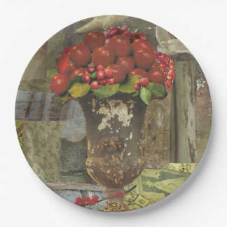 Prato De Papel 8 placas de papel de tamanho Jantado com tópico da