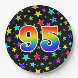 Prato De Papel 95º evento: Negrito, Divertido, Cotovelo Colorido 