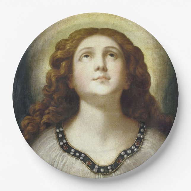 Prato De Papel A Alma Abençoada (Jovem Religiosa Angelic) (Frente)