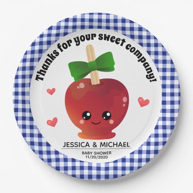 Prato De Papel A Apple do nosso olho (Frente)