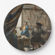 A arte da pintura por Johannes Vermeer