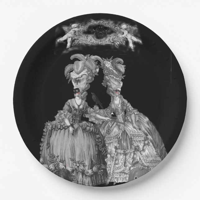 Prato De Papel A Bola do Halloween (Frente)