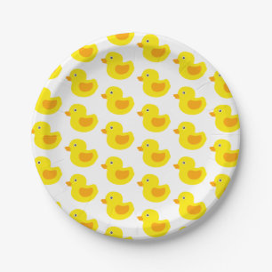 Prato De Papel A borracha amarela adorável Ducks Duckies