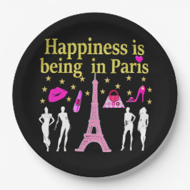 PRATO DE PAPEL A FELICIDADE ESTÁ SENDO EM PARIS
