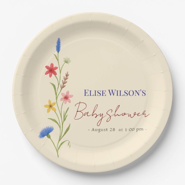 Prato De Papel A flor doce está a caminho (Frente)