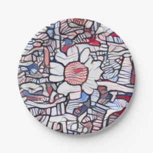 Prato De Papel A.I. Foto melhorada da humilde margarida