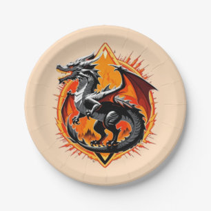 Prato De Papel A ira de Dragão: Os Samurai despertam / Arte Vinta