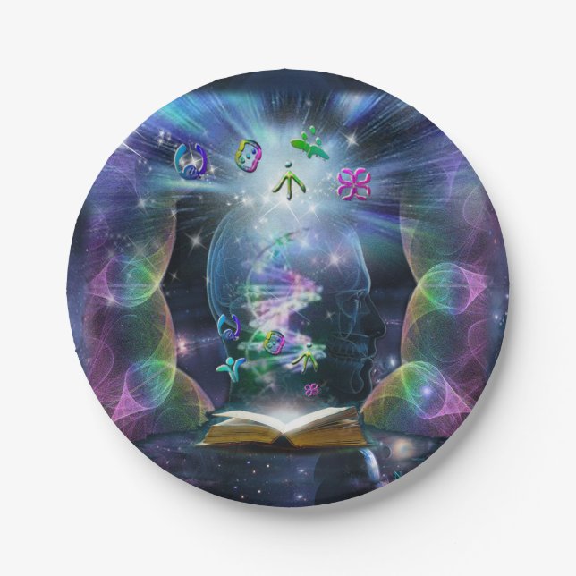 Prato De Papel A Língua da Luz (Frente)