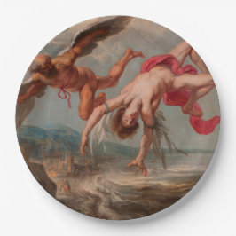 Prato De Papel A queda de Ícaro (por Jacob Peter Gowy)