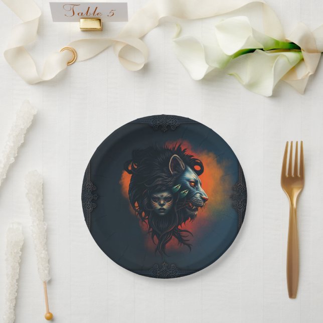 Prato De Papel A simbiose da força e graça (Casamento)