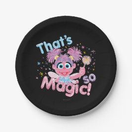 Prato De Papel Abby Cadabby Wand