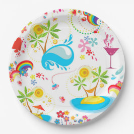 Prato De Papel Abertura de Verão