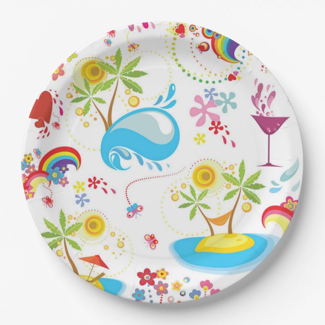 Prato De Papel Abertura de Verão (Frente)