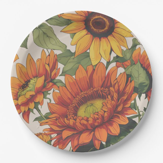 Prato De Papel Abrigos de Dia das Bruxas ou de Ação de Graças (Frente)