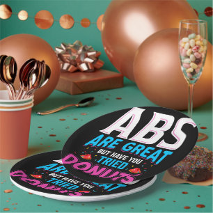 Prato De Papel Abs São Excelentes, Mas Já Tentou Rosquinhas?