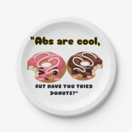 PRATO DE PAPEL ABS SÃO LEGAL, MAS PRECISAM TENTAR ROSQUINHAS