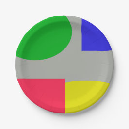 Prato De Papel Abstrato