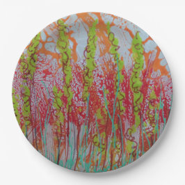 Prato De Papel Abstrato