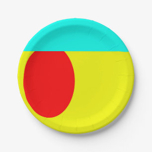 Prato De Papel Abstrato