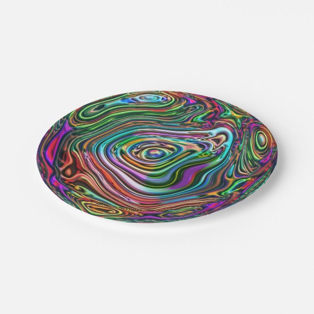 PRATO DE PAPEL ABSTRATO 7 (Inclinado)