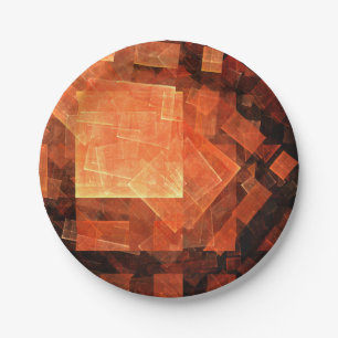 Prato De Papel Abstrato de Arte da Janela