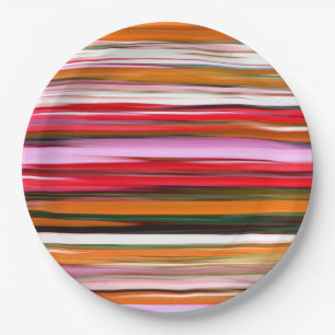 Prato De Papel Abstrato nº 2: Blur laranja